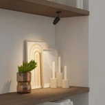 Мебельный точечный светильник ART-NEMO-BUILT-ZOOM-R38-5W Warm3000 (BK, 10-55 deg, 24V) (Arlight, IP20 Металл) 049777 (LED)