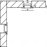 Профиль встраиваемый SWG RC RC-2206-BL