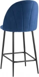 Стул полубарный Stool Group Логан велюр синий УТ000035468