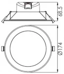 Встраиваемый точечный светильник Deko-Light Acrux 565318 (LED, 220V, круглые)