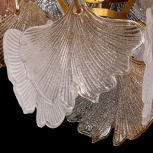 Подвесная люстра MW-Light Патриция 447012606 (220V, на цепи, листья)