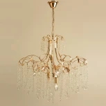 Подвесная люстра хрустальная Reluce 08286-0.4-08 FG (220V, на цепи)