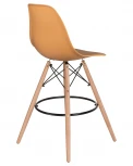 Стул барный DSW BAR (ножки светлый бук, цвет персиковый (NX-Y-06))