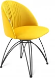 Стул SHT-ST35-1/S112 имперский жёлтый/чёрный муар Sheffilton 7982224201