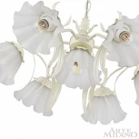 Подвесная люстра Arte Milano Napoli 316066/D680/7 IV (220V, на цепи, цветы, листья)