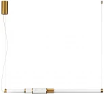 Подвесной светильник Odeon Light Marmi 4359/14L MIDCENT белый мрамор/антич. бронза/металл/акрил (ВЕРТ. И ГОРИЗОНТ) IP20 LED 14W 3000K 220V (на тросе)