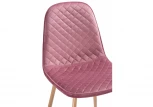 Стул Woodville на металлокаркасе Capri pink / wood 11949