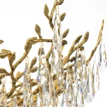 Подвесная люстра Citilux Ritz CL310122 (220V, подвески, на цепи, листья, ветки)