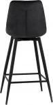 Стул барный Флекс с поворотным механизмом велюр черный Stool Group арт.УТ000040031