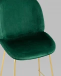 Стул полубарный Stool Group Beetle со спинкой изумрудный УТ000006592