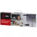 Офисная настольная лампа Эра NLED-460-14W-BK-S
