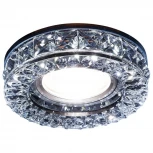 Встраиваемый точечный светильник Ambrella Декоративные Кристалл Led+mr16 S241 BK