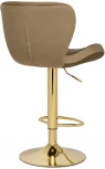 Барный стул Woodville Porch dark beige / golden 15505