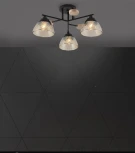 Потолочная люстра Seven Fires Aislin SF3375/3C-BK-WD-AM