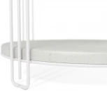 Столик кофейный Sheffilton SHT-CT32-1 белый муар/бетон лофт от фабрики Sheffilton