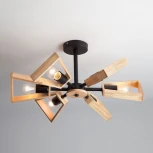 Потолочная люстра Eurosvet Klark 70056/6 черный (220V)