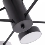 Потолочная люстра светодиодная на штанге Arte Milano Ferrara 250906/8B Bk/Wh (220V, круглые)