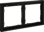 Рамка на 2 поста (черный матовый) Voltum S70 VLS100208