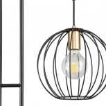 Торшер Quebec 10176/2 E27*60W Black/Brass (220V, шар, шарики)