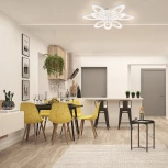 Потолочная люстра Escada Ecla 10242/9 LED*115W White (ночной режим, 220V, пульт управления)