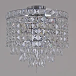 Потолочная люстра на штанге хрустальная Reluce 90188-0.3-06 CR (220V)