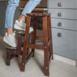 Табурет- стремянка орех от фабрики Mebelik