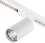 Трековый светильник однофазный Escada 2000120001TRA/01 SWH 1x50Вт GU10, металл, белый (220V, круглые)