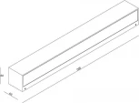 Уличный настенный светильник Deko-Light Linear 731134 (LED, 220V, IP65)