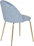 Обеденный стул Garda Decor 30C-301-1G LBL (Золото/Голубой)