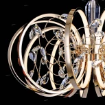 Подвесная люстра ST Luce Ottavo SL923.203.12 (LED, 220V, хрусталь, на цепи)