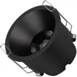 Встраиваемый точечный светильник MS-HARBOR-R82-10W Warm2700 (BK, 36 deg, 230V) (Arlight, IP20 Металл) 054479 (LED)