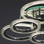 Потолочная люстра светодиодная на штанге с пультом Reluce 09812-3.3-3+3D CR (RGB) (220V)