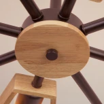 Потолочная люстра Eurosvet Klark 70056/8 черный (220V)