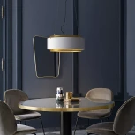 Подвесной светильник Casing 38 белый ImperiumLoft Casing01 (189561-26) (LED, 220V, на тросе, круглые, кольцо)