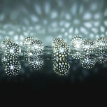 Гирлянда Eurosvet 400-003 хром перламутровый с эффектом мерцания