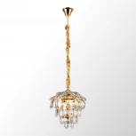 Подвесной светильник Lussole Presidio LSP-6012 (220V, хрусталь, на цепи)