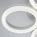 Потолочная люстра RGB Escada Albus 10276/4 LED*70W White APP 10276/4LED (220V, пульт управления, управление смартфоном)