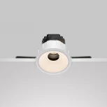 Встраиваемый светильник под гипсокартон Wise 4000K 10W Maytoni DL057-10W4K-W (LED, 220V, круглые)