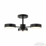 Потолочная люстра на штанге Arte Milano Ferrara 250906/3B Bk (LED, 220V, круглые)