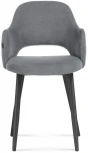 Стул Гутрид прошивка ромбы сзади серый / черный 502726 Woodville