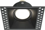 Встраиваемый светильник под гипсокартон Dot GU10 1x50Вт Maytoni Technical DL042-01-SQ-B (220V)