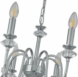 Подвесная люстра Arte Milano AM342101 342101/8 CR (220V, подвески, на цепи, подсвечник, свеча)