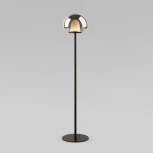 Торшер светодиодный светильник со стеклянным плафоном Eurosvet Twice 90327/1 черный (220V)