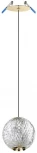Подвесной светильник Odeon Light Crystal 5008/5LA золотой/металл/акрил LED 5W 4000K 390лм (220V, на проводе, шар)