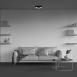 Потолочный светильник круглый светодиодный Maytoni Lua C093CL-24W3K-B (220V, круглые)