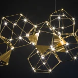 Подвесной светильник светодиодный Eurosvet Uma 90368/14 медь (220V, на тросе)