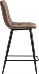 Стул полубарный Stool Group Джанго велюр коричневый высота сиденья 60 см УТ000036035