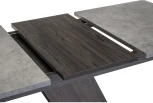 Стол на тумбе Woodville Тирион бетон чикаго серый / дуб гладстоун табак 462405