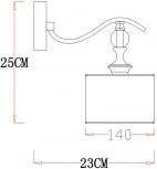 Бра Arte Lamp Ibiza A4038AP-1CC