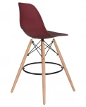 Стул барный DSW BAR (ножки светлый бук, цвет сливовый (R-13))